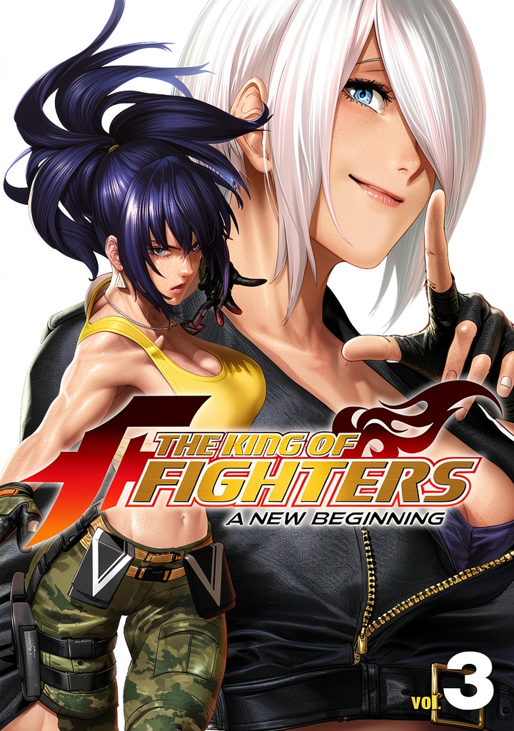 King of Fighters manga cover showcasing action scenes