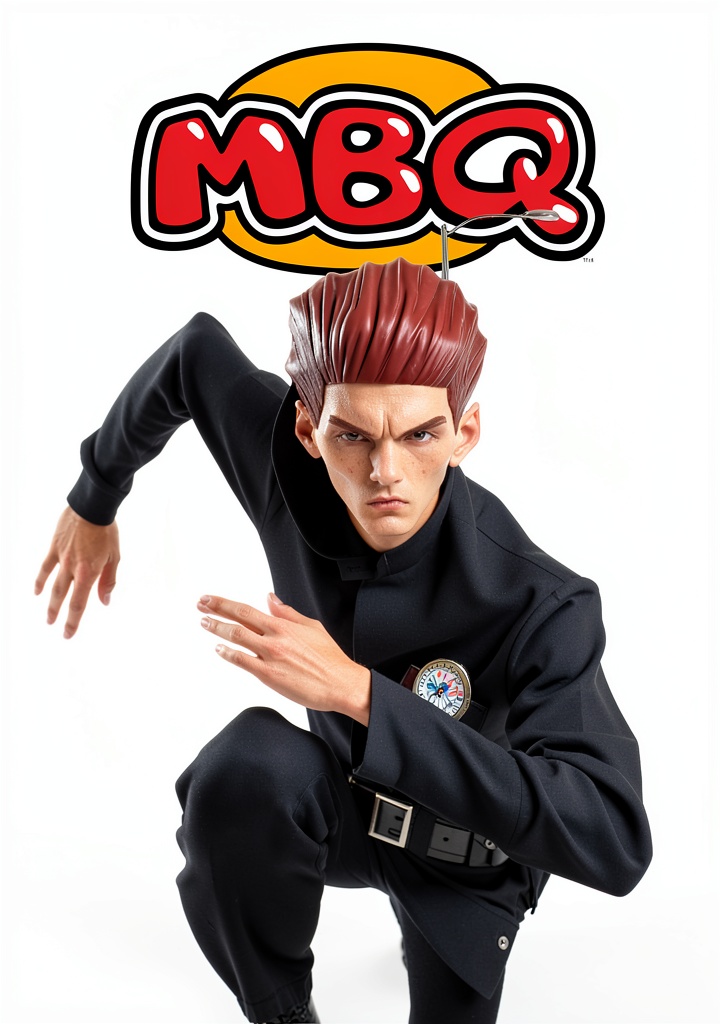 'MBQ Graphic Novel cover showcasing action scenes and multicultural characters'