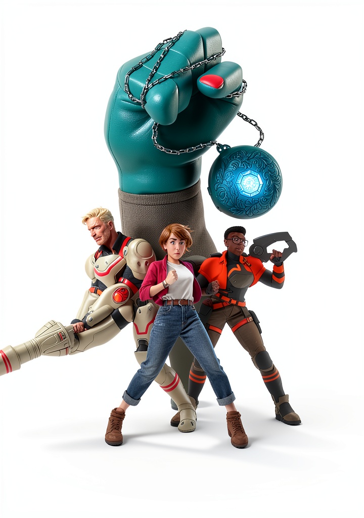 Cosmoknights graphic novel cover showcasing sci-fi elements and characters