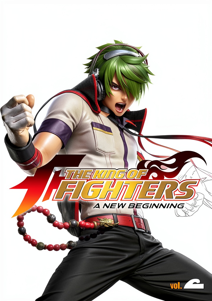 The King of Fighters manga cover showcasing dynamic character art