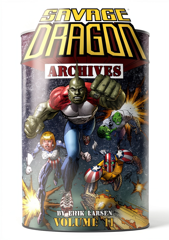 Reader enjoying Savage Dragon on a Kindle during a commute