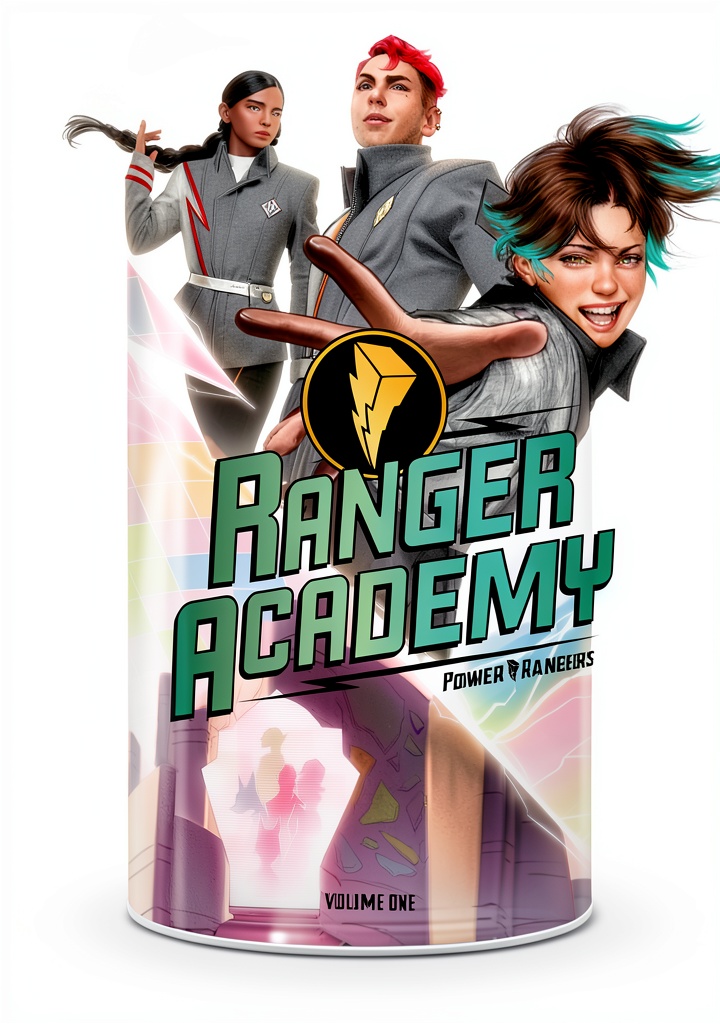 Teen reading Ranger Academy graphic novel on a Kindle device