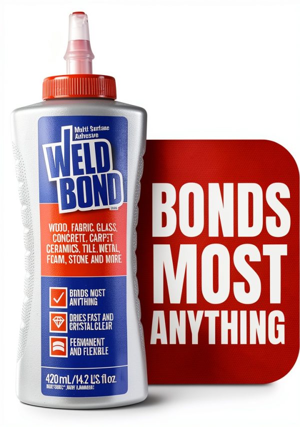 Wood Glue Weldbond Clear Water Resistant 420ml-0