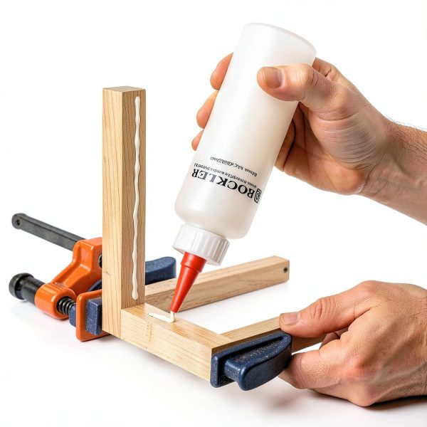 Rockler Wood Glue Bottle 8oz Clear Plastic-1