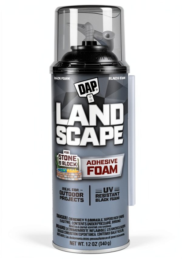 DAP Landscape Foam Black 12oz Fire Rated Adhesive-0