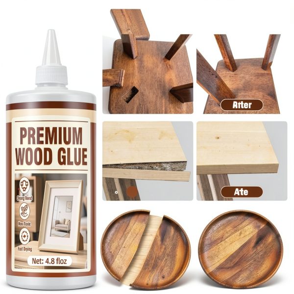 Halldeli Wood Glue Heavy Duty Waterproof Super Bond-1