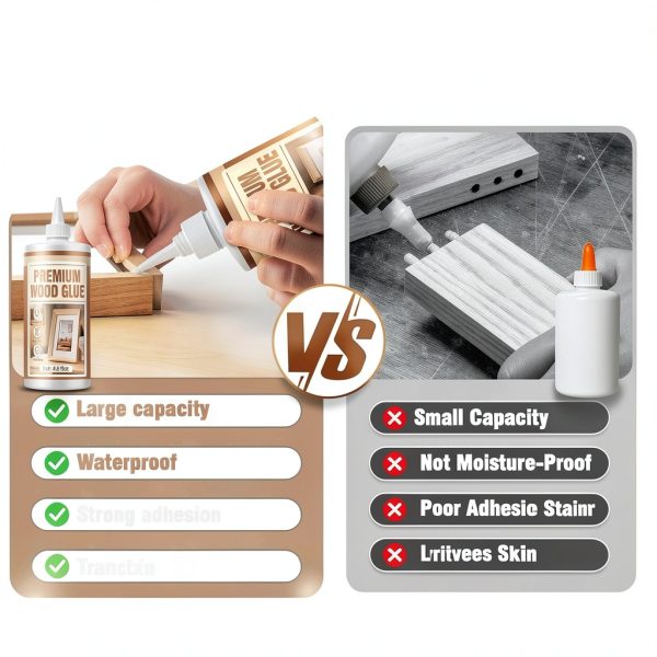 Halldeli Wood Glue Heavy Duty Waterproof Super Bond-5