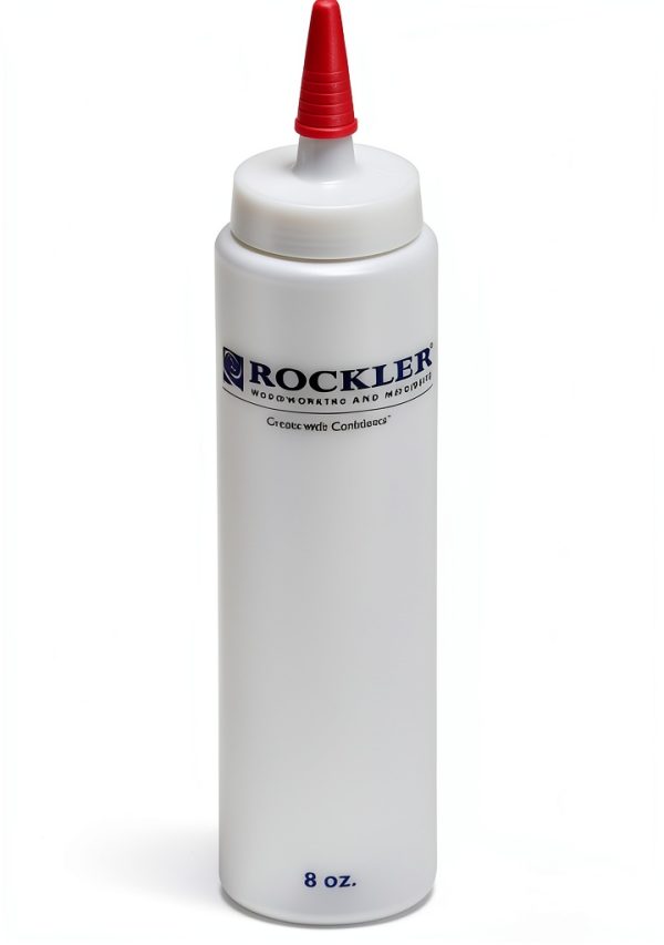 Rockler Wood Glue Bottle 8oz Clear Plastic-0