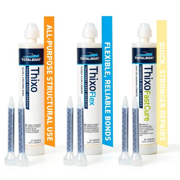 TotalBoat Thixo Thickened Epoxy Adhesive 185ml Cartridge 6 Pack-6