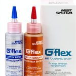 West System G/flex Epoxy 2-4oz Marine Grade Waterproof Wood Glue-0
