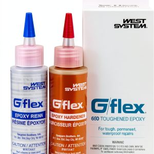 West System G/flex Epoxy 2-4oz Marine Grade Waterproof Wood Glue-0