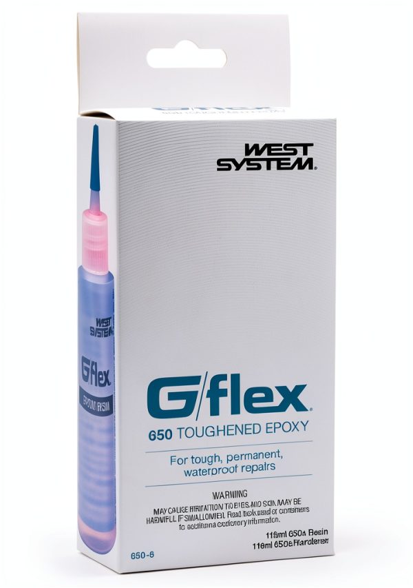 West System G/flex Epoxy 2-4oz Marine Grade Waterproof Wood Glue-1