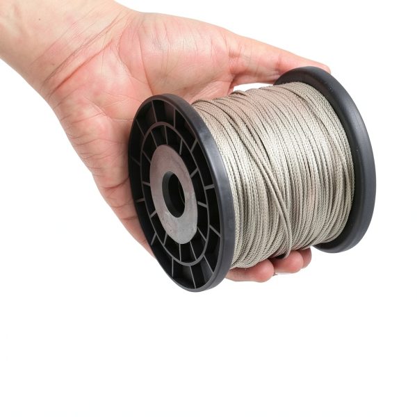 1/16 Wire Rope Monkemon Steel Cable 328ft with 150 Sleeves-4